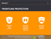 Tablet Screenshot of damasec.com